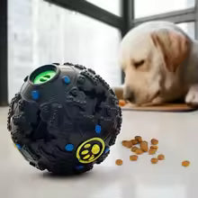 Treat-dispensing chew ball