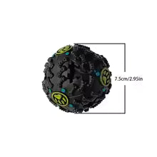 Treat-dispensing chew ball